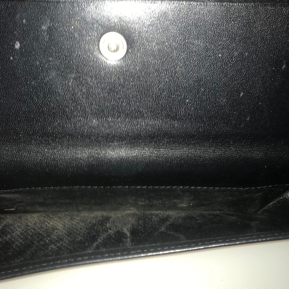 Gucci black‎ leather long wallet - Picture 3 of 4
